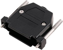 Obudowa złącza D-SUB encitech CCOV09-SCL-BK 2360-0102-21, tworzywo sztuczne, 180 °, 1 szt.