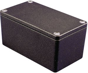 Obudowa uniwersalna Hammond Electronics, aluminium, czarny, (D x S x W) 50 x 45 x 30 mm, 1 szt.