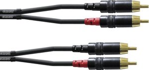 Przejściówka Cordial CFU 3 CC [2x złącze męskie RCA/cinch - 2x złącze męskie RCA/cinch] 3.00 m