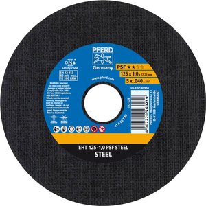 Tarcza tnąca prosta PFERD PSF STEEL 61719010 125 mm 25 szt.