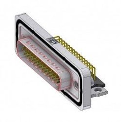 Złącze męskie D-Sub Deltron Connectors HD-DWM44PYC/2M46UN, rzędy: 3, styki: 44, 90 °, 1 szt.