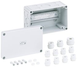 Skrzynka rozdzielcza Spelsberg RK 4/18 K-L 61591201, polistyrol (EPS), 180 x 110 x 90 , szary, 1 szt.