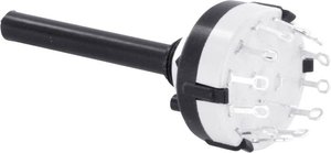 Przełącznik obrotowy TRU COMPONENTS TC-DS1X12L, 0.35 A, Pozycje przełączenia 12, 12 x 30 °, 1 szt.