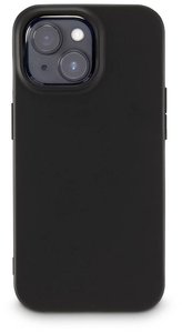 Hama Fantastic Feel Futerał backcase Apple iPhone 15 czarny Ładowarka indukcyjna, Odporny na wstrząsy