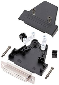 Zestaw listew żeńskich D-Sub encitech TRI-P-25-DMS-W-K 6355-8037-13, rzędy: 2, styki: 25, 180 °, 1 szt.