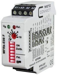 Przekaźnik czasowy Metz Connect MFRk-E08 F 110658412014, 250 V/AC, 6 A, 1 szt.