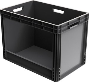 Skrzynka magazynowa VISO  SPK 4642 LO  (S x W x G) 400 x 420 x 600 mm szary 1 szt.