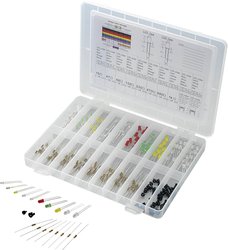 Akcesoria LED TRU COMPONENTS 1564910, czerwony, zielony, żółty, niebieski, biały, okrągły, 3 mm, 5 mm