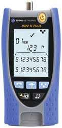 VDV II Plus - Cloud-Connected - Test okablowania z pomiarem długości/flashowaniem HUB, Bluetooth/funkcja raportu Tester kabli Trend Networks VDV II Plus BT R158008