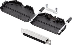 Zestaw listew żeńskich D-Sub encitech DPPK37-BK-HDS62-K 6355-0011-14, rzędy: 3, styki: 62, 180 °, 1 zest.