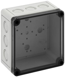 Obudowa instalacyjna Spelsberg TK PS 1313-7-tm 10600501, poliwęglan, polistyrol (EPS), 130 x 130 x 75 , szaro-biały (ral 7035), 1 szt.