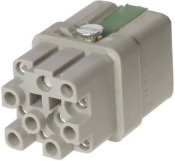 Złącze żeńskie przemysłowe Harting Han Q12-F-QL 09 12 012 3101, seria Han® Q, 12 + PE, 1 szt.