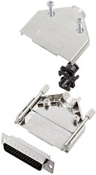 Zestaw listew męskich D-Sub encitech DTPK25-M-HDP44-K 6355-0056-03, rzędy: 3, styki: 44, 180 °, 1 zest.