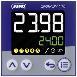 Kompaktowy sterownik do montażu panelowego, (48x48 mm), AC 110 do 240 V Kompaktowy sterownik Jumo 00680786