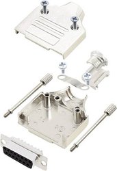 Zestaw listew żeńskich D-Sub encitech MHDM-15-DBS-K 6355-0005-12, rzędy: 2, styki: 15, 180 °, 1 zest.
