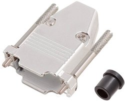 Obudowa złącza D-SUB encitech CCOV25-MEL-RG 2360-0107-13, odlew cynkowy, 180 °, 1 szt.