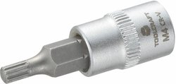 Nasadka trzpieniowa 4 mm TOOLCRAFT M4 816073 Wielowypust (XZN) 1 szt.