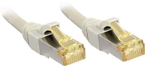 Lindy 10m, kabel połączeniowy RJ45 S / FTP LSOH, z kablem surowym Cat.7, szary Kabel LAN LINDY 47268, 1 szt., RJ45, CAT 6a (CAT 7), S/FTP, 10.00 m, szary