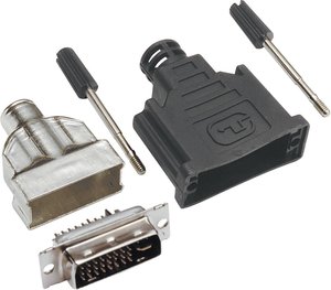Wtyk DVI BKL Electronic 908002, ekranowany, 24+5-pin, złocony