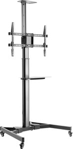 Mobilny stojak do ekranów LCD 37'' - 70'' (94 - 178 cm), obciążenie do 50 kg, umożliwia format pionowy i poziomy, z regulacją wysokości z szybkim zamkiem Stojak na kółkach do telewizora My Wall HP105L, 94,0 cm (37'') - 177,8 cm (70'')