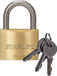 Kłódka STANLEY 81104 371 401 50 mm    z zamkiem kluczykowym