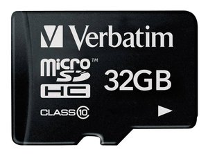 Karta pamięci microSDHC Verbatim, 32GB,  klasa  10, 10 MB/s Karta pamięci microSDHC Verbatim Premium, 32 GB, Class 10