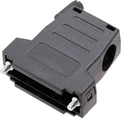 Obudowa złącza D-SUB encitech DSSK-P-25-L+G-K 6260-0107-43, tworzywo sztuczne, 180 °, 45 °, 1 szt.