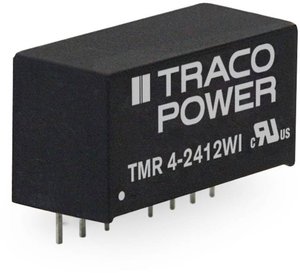 Przetwornica DC/DC TracoPower TMR 4-2415WI TMR 4-2415WI 0.16 A 4 W 24 V/DC  1 szt.