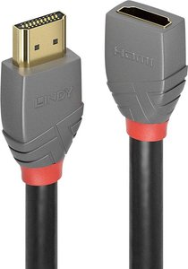 Przedłużacz HDMI LINDY Anthra Line 36478, pozłacane styki, 3.00 m
