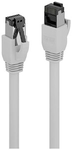 Kabel LAN LINDY 47434, 1 szt., RJ45, CAT 8.1, S/FTP, 2.00 m, szary