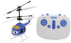 MINI HELIKOPTER NA PODCZERWIEŃ, NIEBIESKI Helikopter RC dla początkujących RtR