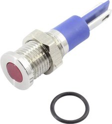Lampka sygnalizacyjna LED TRU COMPONENTS TC-92106c29 1605969, 70 mcd, 24 V DC/AC, 8 mm