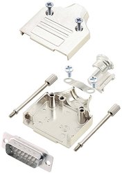 Zestaw listew męskich D-Sub encitech MHDM-15-DMP-W-K 6355-8006-02, rzędy: 2, styki: 15, 180 °, 1 szt.