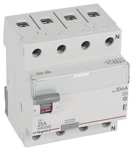 Wyłącznik różnicowoprądowy Legrand 411764, 25 A, 400 V