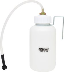 Butelka do zbierania płynu hamulcowego, 1 litr KS Tools 160.0735 1 szt.