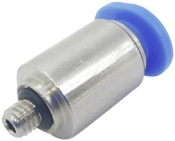 TRU COMPONENTS Łącznik prosty POC4-M3C Średnica rury: 4 mm Rozmiar gwintu: M3 x 0.50 1 szt.
