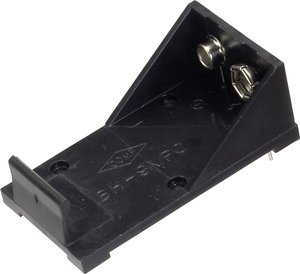 Uchwyt baterii 1x bateria blokowa 9 V Pin stykowy TRU COMPONENTS BH-9VP Komora baterii TRU COMPONENTS BH-9VP 1 x Blok. 9 V , Pin stykowy