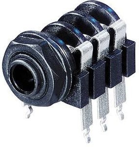 Złącze męskie jack 6,35 mm Rean AV NYS218 NYS218, mosiądz, gniazdo, 1 szt.