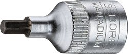 Zestaw wkrętaków w 20 4 - GEDORE 1/4'', wewnętrzny 6 sześciokąt 4 mm Nasadka trzpieniowa  Gedore IN 20 4 6176280  1 szt.