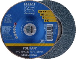 Tarcza lamelkowa PFERD PFC 180 Z 80 PSF STEELOX 67768185 Średnica 180 mm 10 szt.