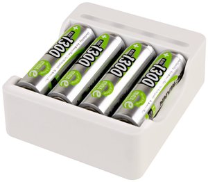 Ładowarka do akumulatorów Ansmann Basic IV + 4× AA 1300mAh NiCd