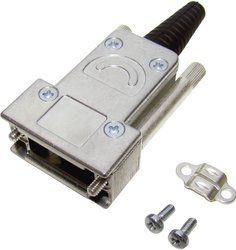 Obudowa złącza D-SUB Ilość styków: 15 metal 180 ° srebrny Provertha 117152DC50101 1 szt.