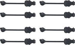 ET klipsy do ciała zestaw gumowy 8 szt. czarny (1970153) Klipsy na karoserii gumowe Reely RE-6540567