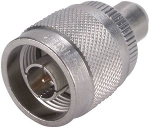 Adapter N Huber & Suhner 22542414, złącze męskie N - złącze żeńskie BNC, 1 szt.