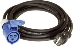 Kabel połączeniowy, 351.201-5-CO, gniazdo CEE-Cara / wtyk ze stykiem uziemiającym, IP44
