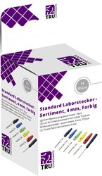 TRU COMPONENTS  Złącze męskie laboratoryjne, zestaw 10 Teile