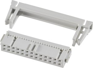 Listwa pinowa żeńska, prosta FCI 71600-610LF Siatka: 2.54 mm Ilośc pinów: 10 1 szt.