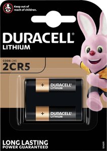 Bateria do aparatu 2CR5 Duracell 2 CR 5 1400 mAh 6 V 1 szt.