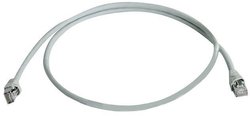 Kabel LAN Telegärtner L00003A0055, 1 szt., RJ45, CAT 6a, S/FTP, 5.00 m, szary