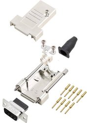 Zestaw listew męskich D-Sub encitech DTSL09-T-JSRG-DBCP09-K 6355-0069-01, rzędy: 2, styki: 9, 45 °, 1 szt.